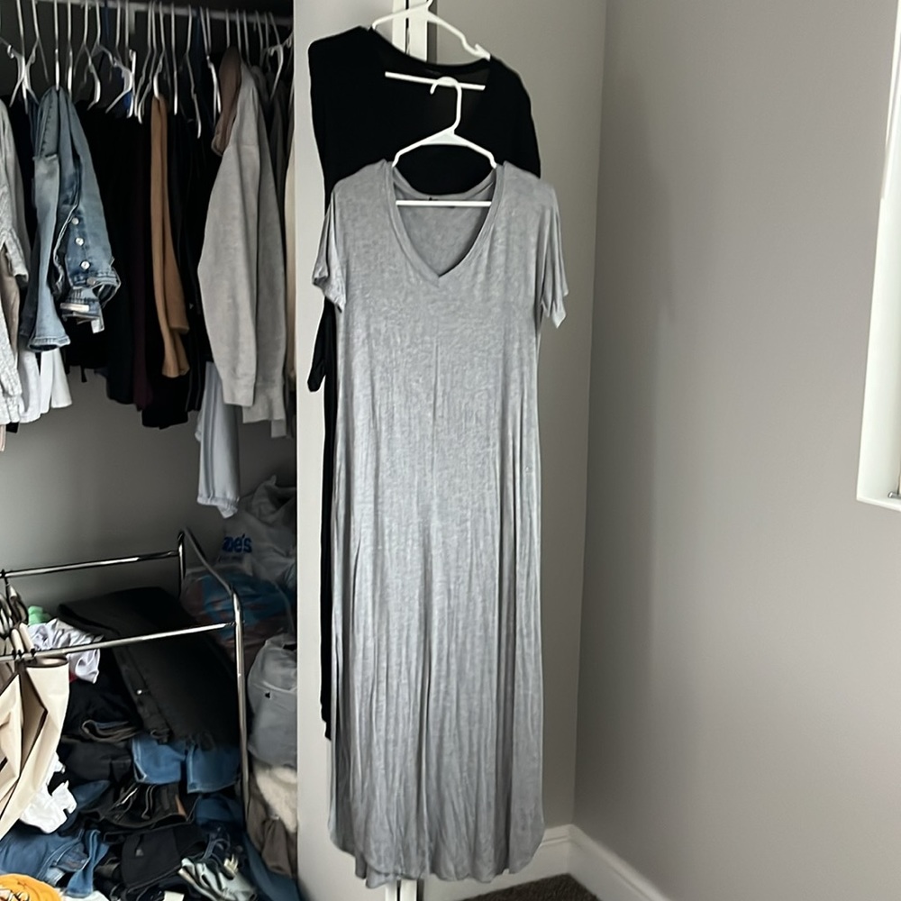 2 Amazon Huskary Maxi Dresses, lightly worn